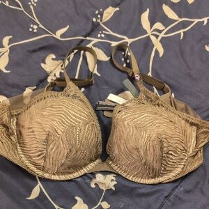 Victoria's Secret Brown Textured Full-Coverage Bra